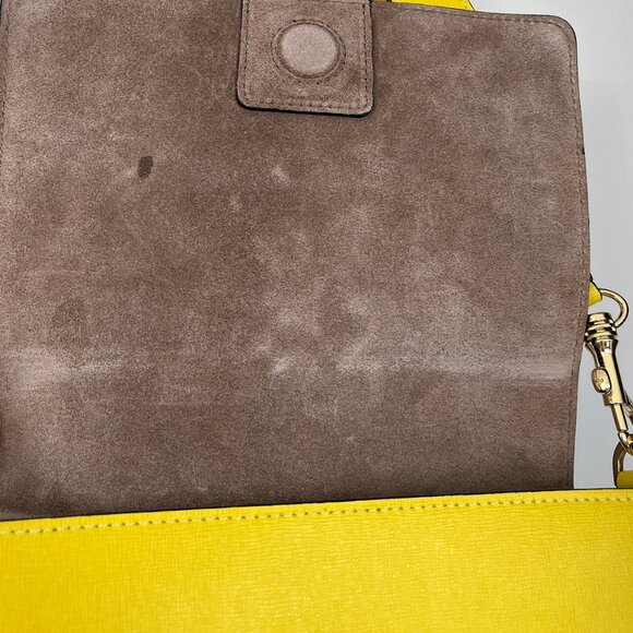 Crystal Embellished Italian Leather Crossbody Bag - Picture 4 of 5